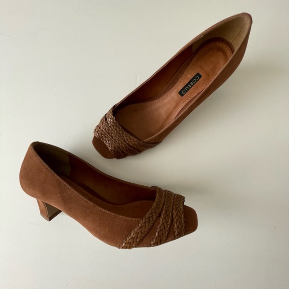 Womens Shoes Corello Caramel Open Toe Size 36 - US 7 NEW NWT - Picture 3 of 12